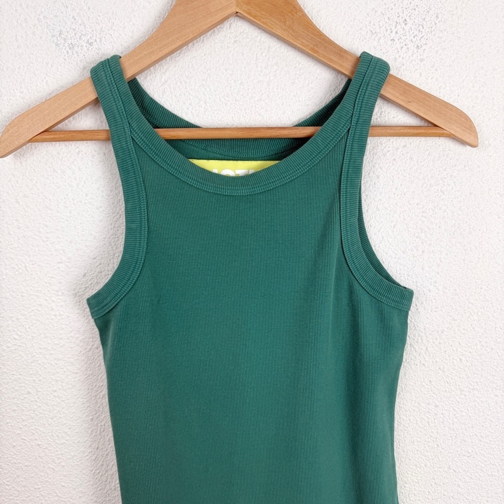 MOTHER The Chin Up Tank Ribbed Midi Dress Small - Picture 4 of 9
